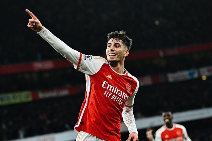 Kai Havertz telah mencatatkan total lima gol selama berseragam Arsenal. (Instagram/@kaihavertz29) - Image