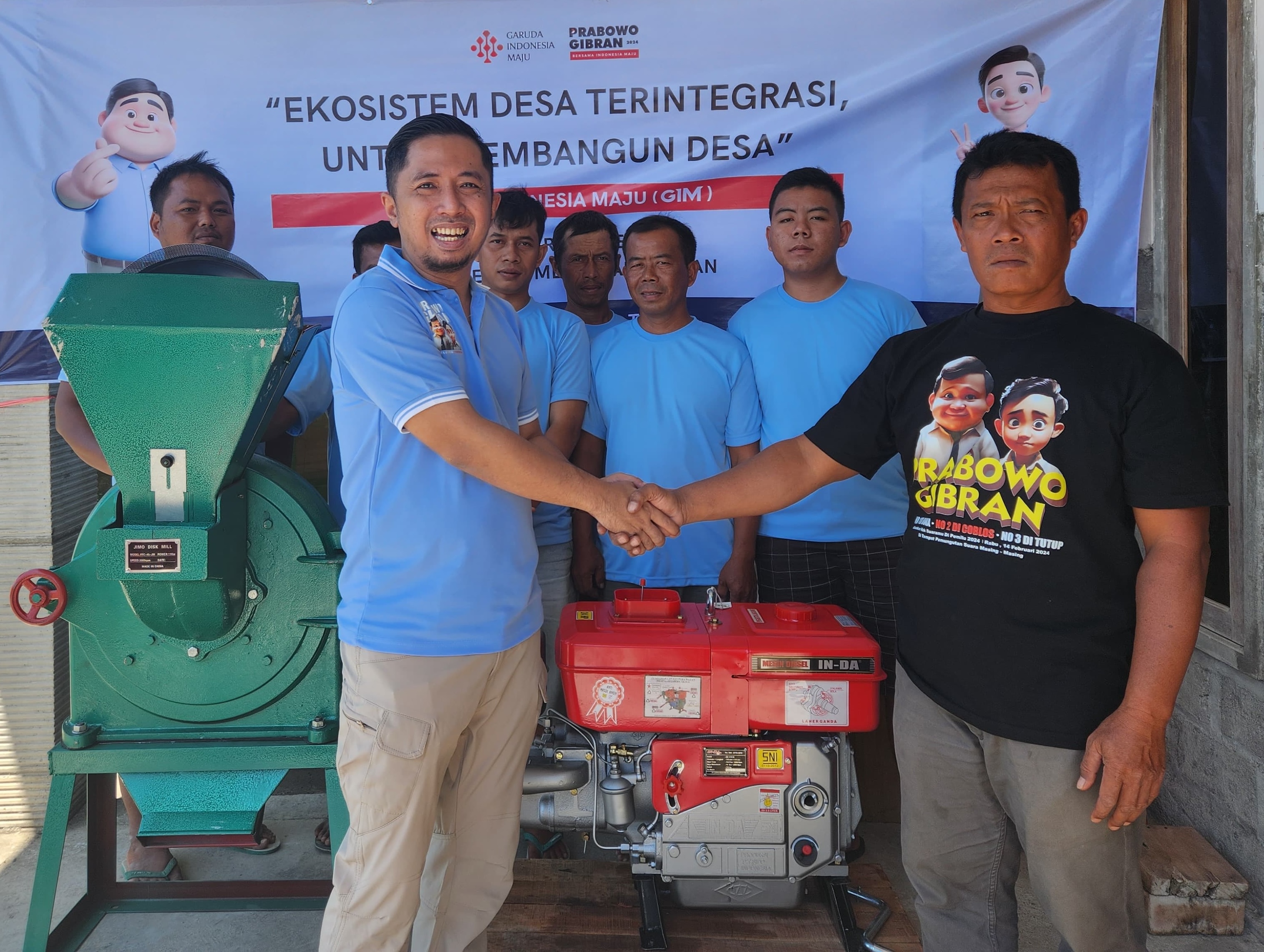 Gerbong relawan Garuda Indonesia Maju (GIM), terus melakukan gerakan ke daerah-daerah. Salah satyunya ke Tulungagung, Jawa Timur. - Image