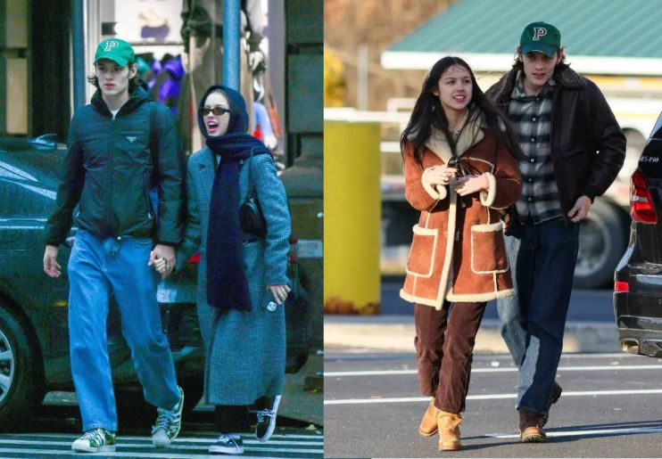 Olivia Rodrigo dan Louis Partridge menunjukan kemesraannya./The Image Direct - Image