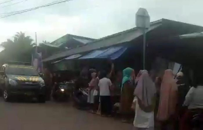 Lokasi penemuan jasad bayi di Pasar Kebun Kopi, Jambi Selatan / sumber: Antara - Image