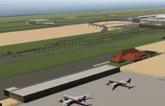 Ilustrasi Layout Bandara Bali Utara / sumber: Radar Bali - Image