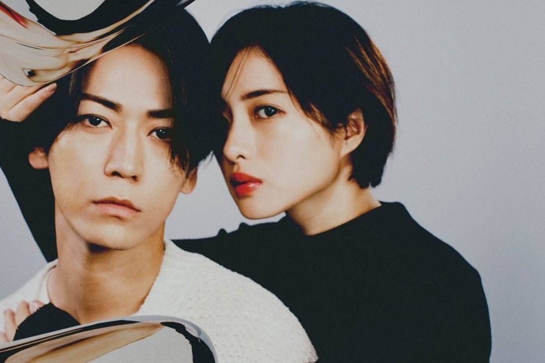 Aktor asal Jepang Kazuya Kamenashi dan Satomi Ishihara. Sumber foto: TV Asahi - Image