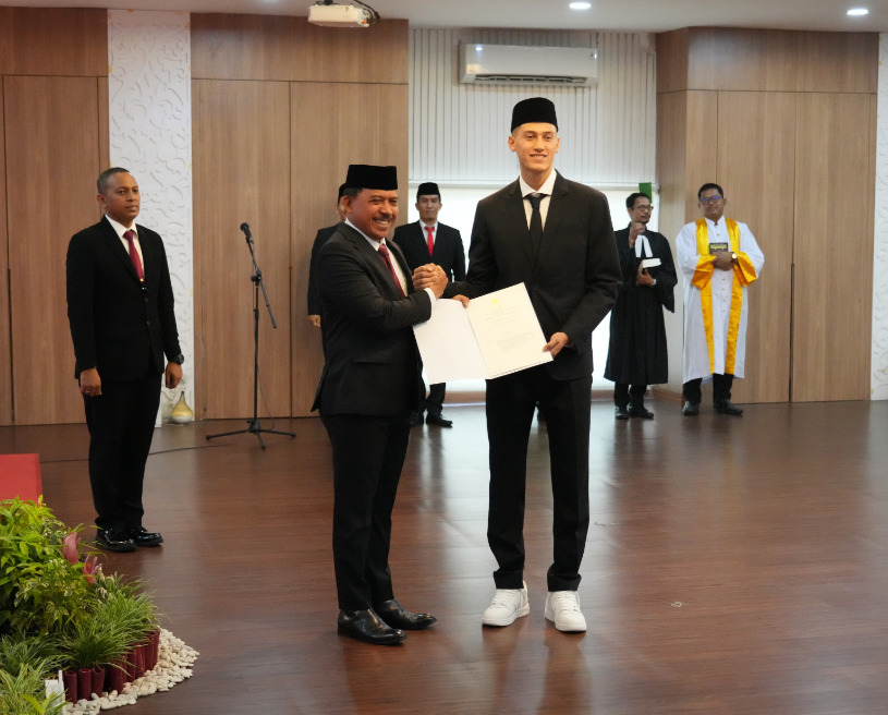 Bek tengah tangguh Venezia resmi menjadi WNI. (PSSI) - Image