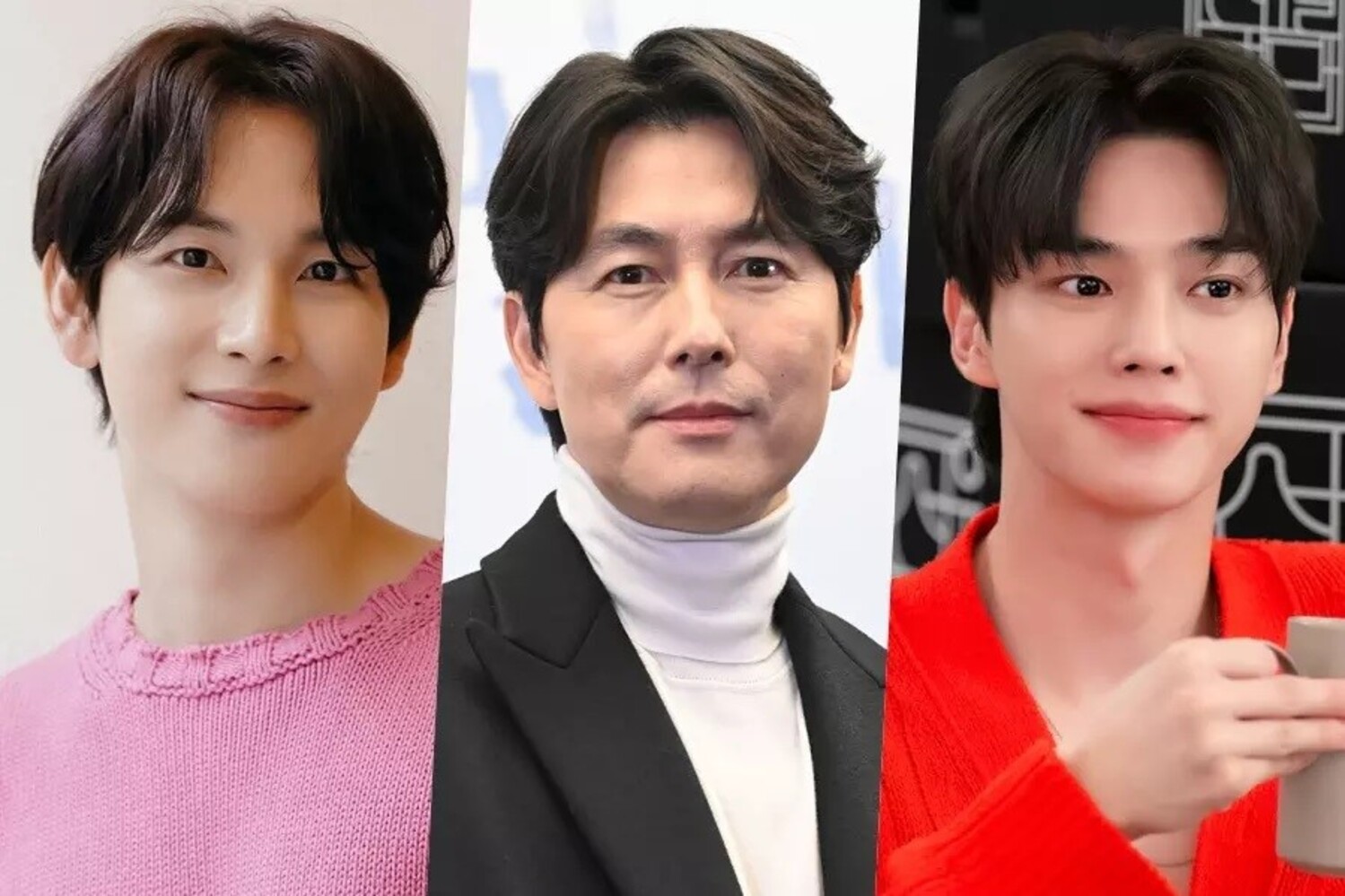 Aktor asal Korea Selatan Im Siwan, Jung Woo Sung, dan Song Kang. Sumber foto: Soompi - Image