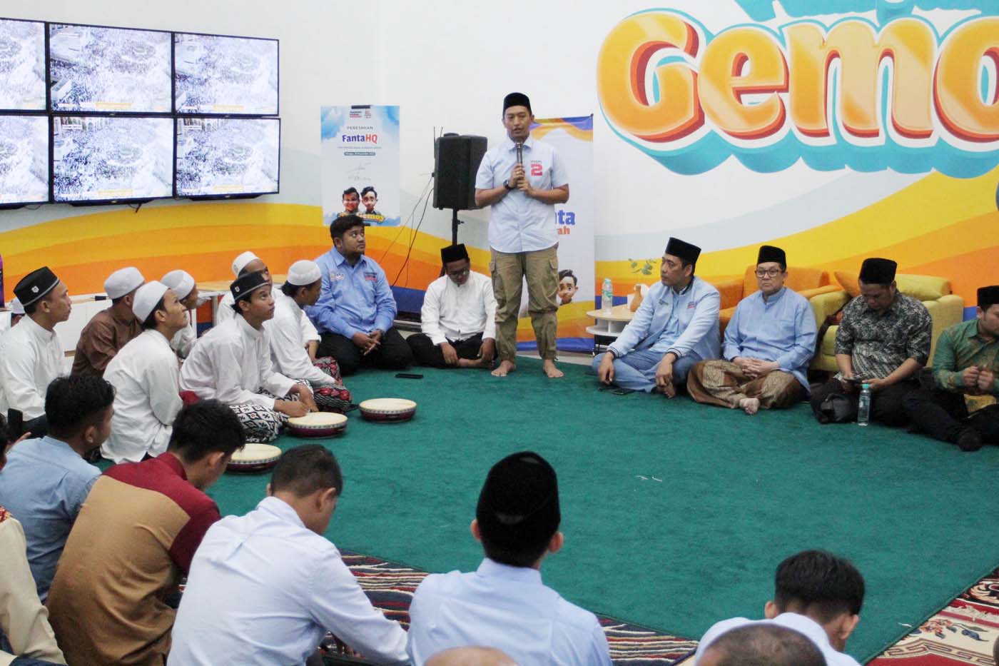 Tim Kampanye Nasional Pemilih Muda (TKN Fanta) Prabowo-Gibran yang dipimpin Komandan TKN Fanta Arief