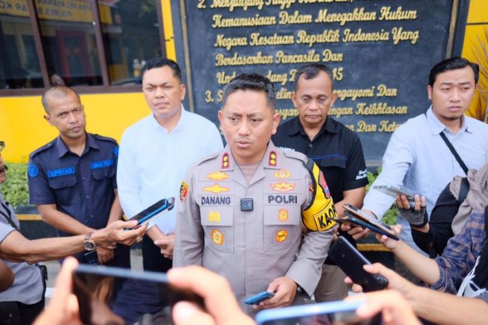 Kapolres Blitar Kota AKBP Danang Setiyo. - Image