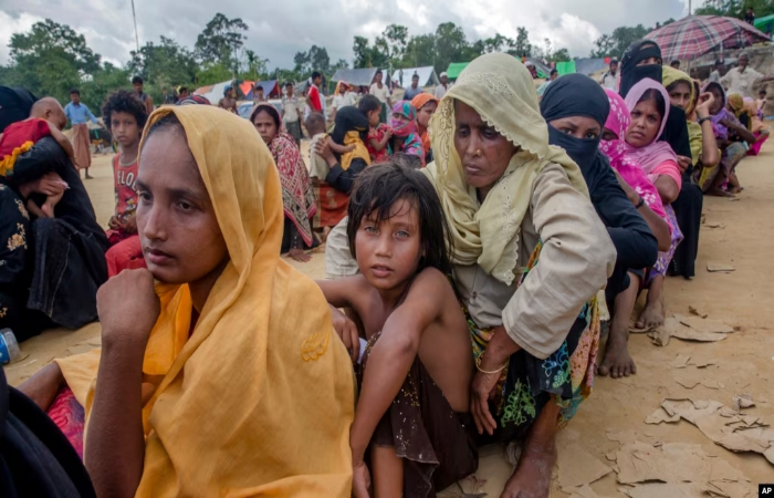 Ilustrasi pengungsi Myanmar./VOA news - Image