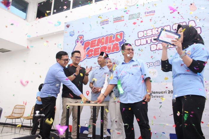 Para pelaku usaha berkumpul untuk ikut tekan golput di Pemilu 2024. - Image