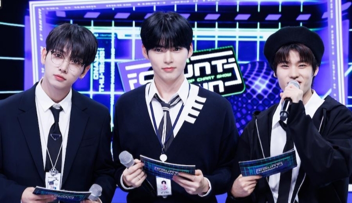 Berkumpul, Jaehyun Boynextdoor dan Sohee RIIZE Dikonfirmasi Bergabung Sebagai MC Baru Untuk M Countdown. Sumber foto: Soompi - Image