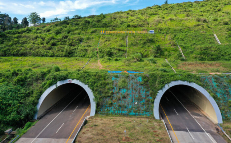 Potret Terowongan Kembar (Twin Tunnel) Tol Cisumdawu./binamarga.pu.go.id - Image