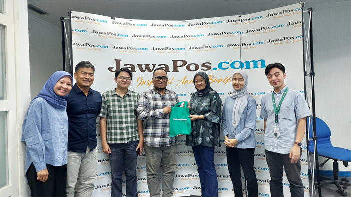 Shafwah Group melakukan kunjungan media atau media visit ke Jawa Pos Group di Gedung Graha Pena, Kebayoran Lama, Jakarta Selatan. - Image