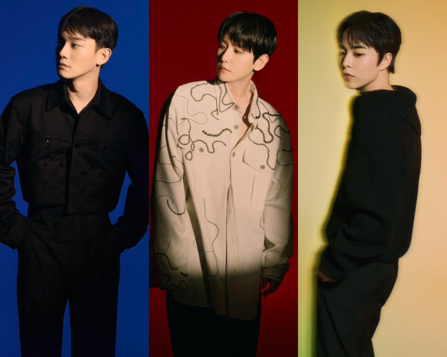 Boygroup K-pop EXO-CBX. Sumber foto: X.com / @INB100_official - Image