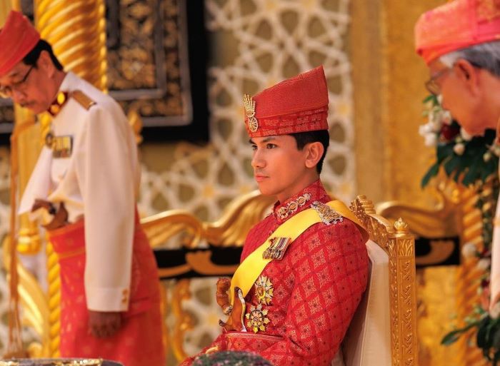 Foto Pernikahan Pangeran Abdul Mateen dari Kerajaan Brunei. - Image