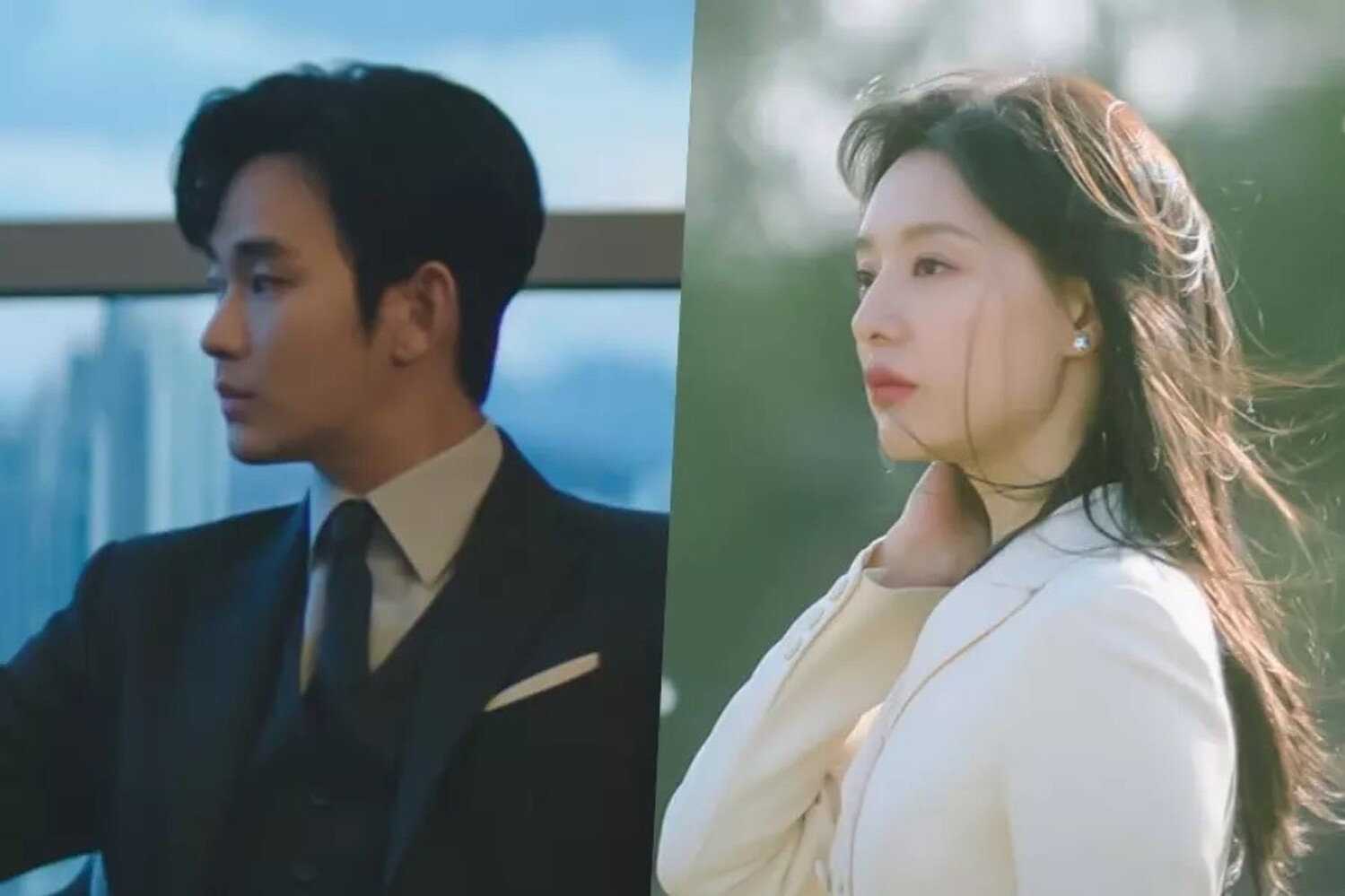 Aktor asal Korsel Kim Soo Hyun dan Kim Ji Won. Sumber foto: Soompi - Image
