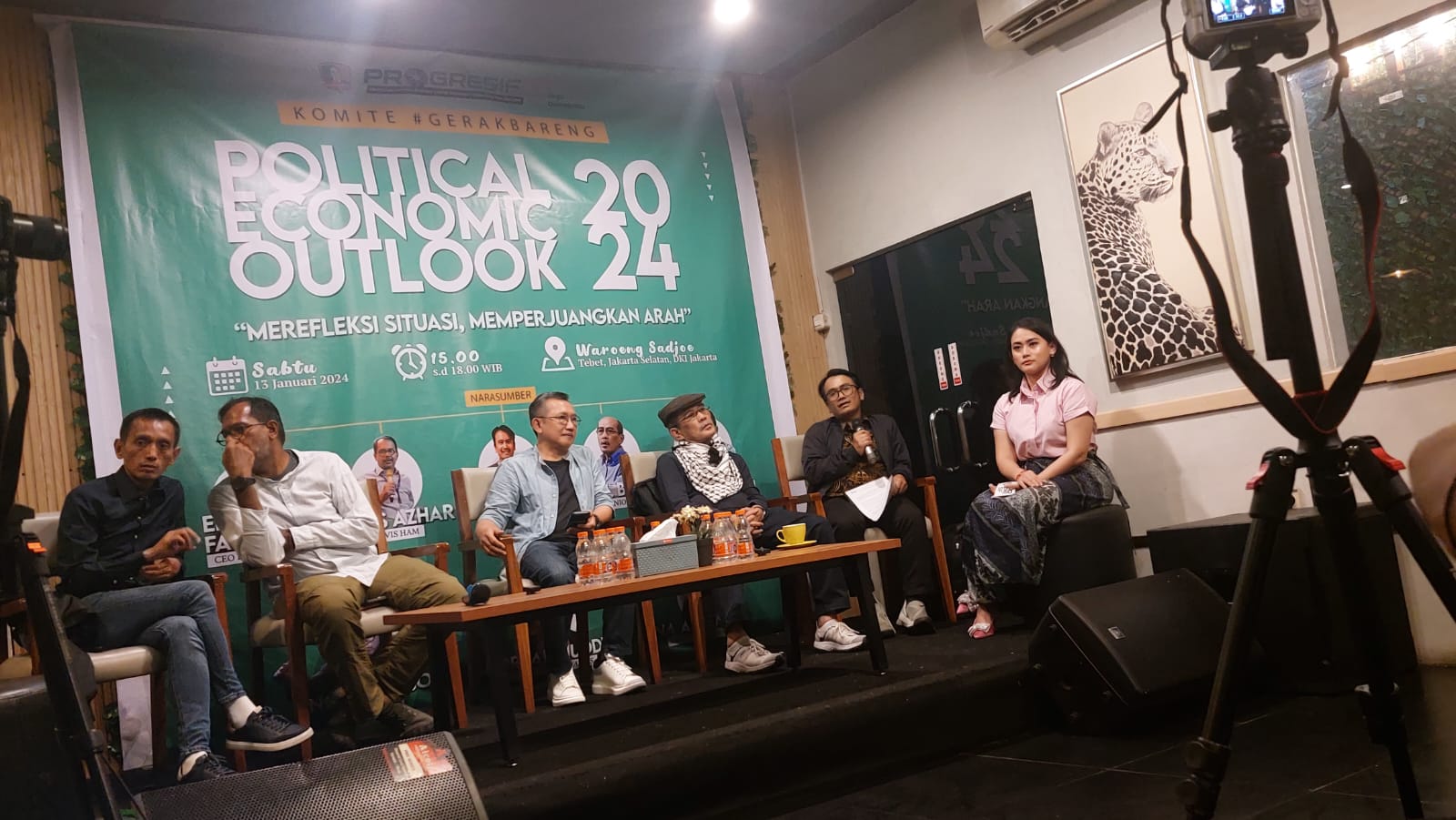 Acara diskusi Political Economic Outlook 2024 di Tebet, Jakarta Selatan pada 13 Januari 2024. (Istimewa) - Image