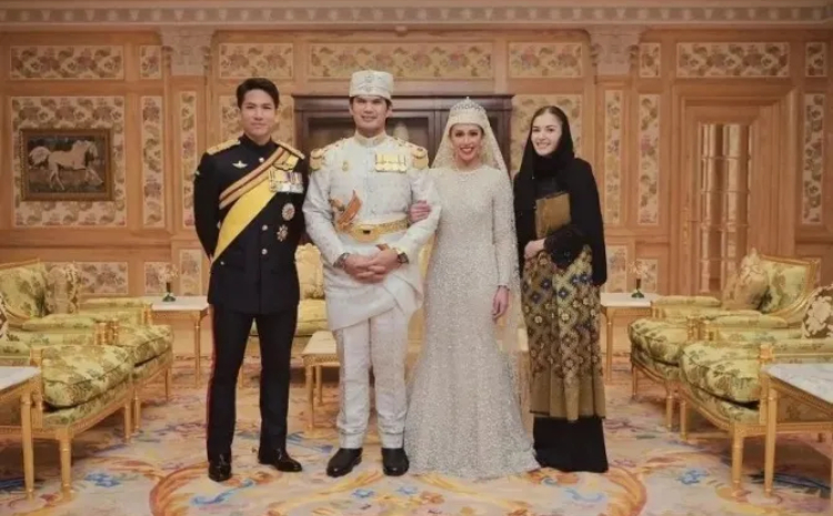 Prince Mateen resmi menikah dengan Anisha Rosnah. Sumber: lifestyleasia.com - Image