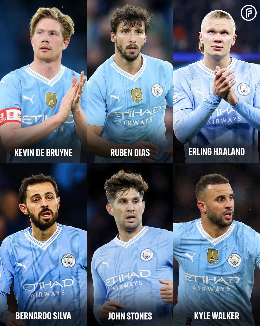 6 pemain Manchester City terpilih sebagai pengisi pemain terbaik dalam FIFPRO Men - Image