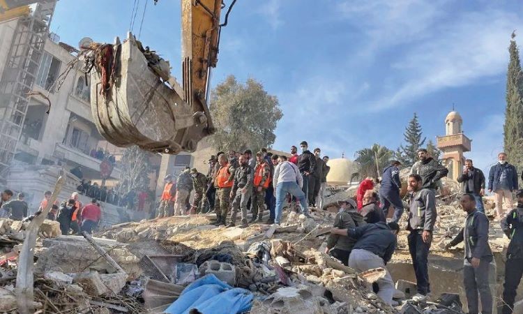 Dampak Serangan Israel di Damaskus/ Tehran Times/ - Image