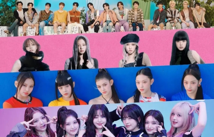 Seventeen, Blackpink, hingga NewJeans, Tempati Urutan Teratas Pada Reputasi Brand Grup Idol di Januari. Sumber foto: Soompi - Image
