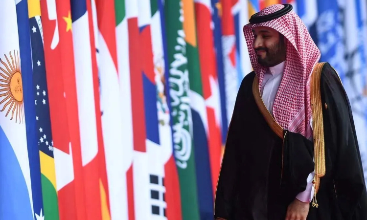 Putra Mahkota Arab Saudi, Pangeran Mohammed bin Salman. (Akbar Nugroho Gumay/ANTARA) - Image