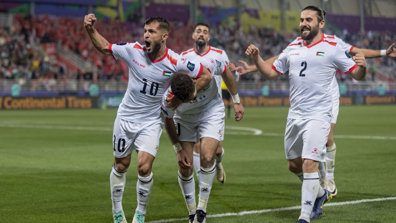 Palestina untuk pertama kali melaju ke babak 16 besar pentas Piala Asia. - Image