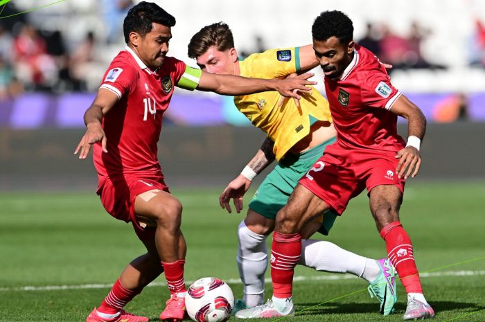 GUGUR: Timnas Indonesia harus mengakui keunggulan Australia dengan keunggulan 4-0 pada babak 16 besar Piala Asia 2023. (AFC) - Image