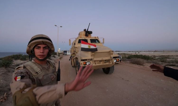 Militer Mesir di perbatasan Rafah. (MEMO) - Image