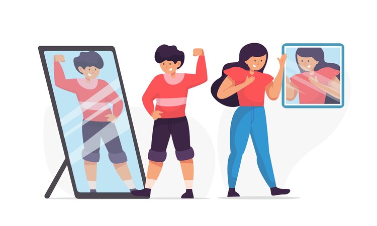 Ilustrasi orang dengan kepribadian narsistik yang terlalu berlebihan dengan capaian diri (freepik.com) - Image