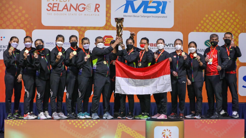 Tim Putri Indonesia Juara Badminton Team Asia Championship 2022./PBSI - Image