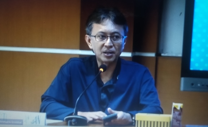 Direktur Keuangan Institut Teknologi Bandung (ITB), Anas Ma’ruf, memastikan jumlah uang yang bisa dipinjam oleh mahasiswa tidak bisa lebih dari jumlah Uang Kuliah Tunggal (UKT) yang telah ditetapkan. - Image