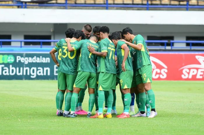 SIAP MENANG: Sriwijaya FC bersiap menang hadapi Perserang Serang di laga lanjutan Liga 2. (Sriwijaya FC) - Image