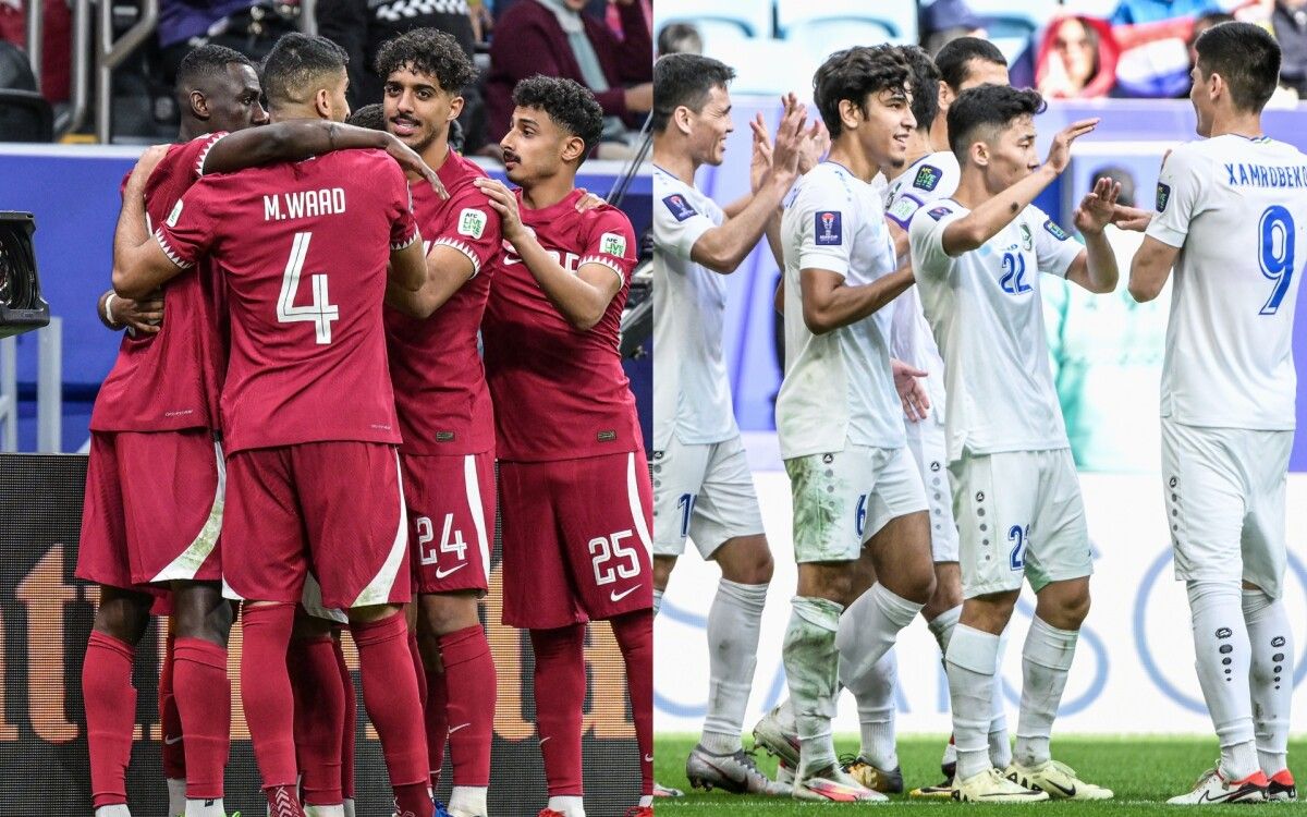 Qatar vs Uzbekistan akan bertemu dalam perempat final Piala Asia 2023 (Sumber Foto : Afc Asian Cup) - Image