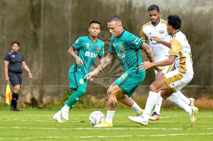 JEJAK KELAM: Bhayangkara FC yang pernah bergonta-ganti nama hingga sekarang bernama Bhayangkara Presisi Indonesia FC telah meninggalkan jejak kelam dalam sepak bola Indonesia. (Bhayangkara FC) - Image