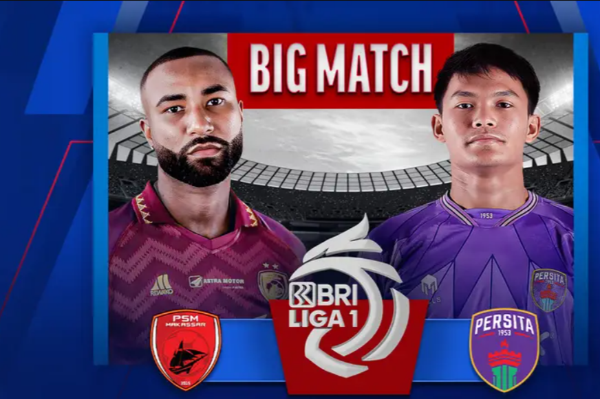 PSM Makassar vs Persita Tangerang./Vidio.com - Image