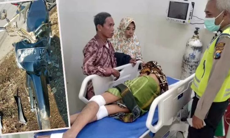 Korban Mohammad Abdullah ketika masih dirawat di IGD. (Radar Bromo) - Image