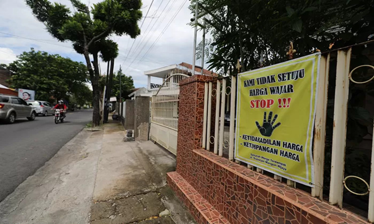 Pengadaan tanah yang belum siap jadi penyebab tol bandara belum juga dibangun/ sumber: Radar Kediri/Wahyu Adji - Image