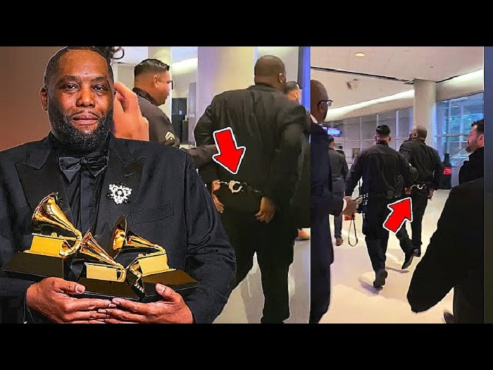 Rapper Killer Mike membuat heboh setelah ditangkap polisi dan dibawa keluar dari tempat venue Grammy Awards 2024. - Image