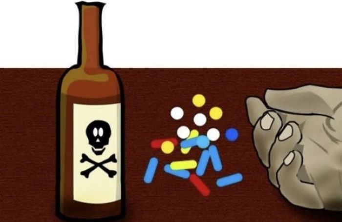 Ilustrasi overdosis. - Image