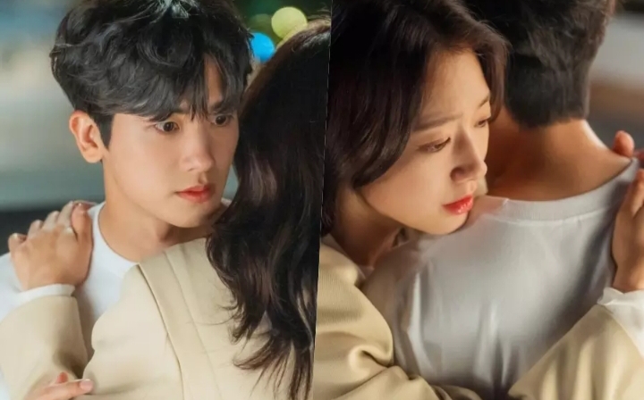 Park Shin Hye Menangis dan Peluk Park Hyung Sik Di Doctor Slump. Sumber foto: Soompi - Image