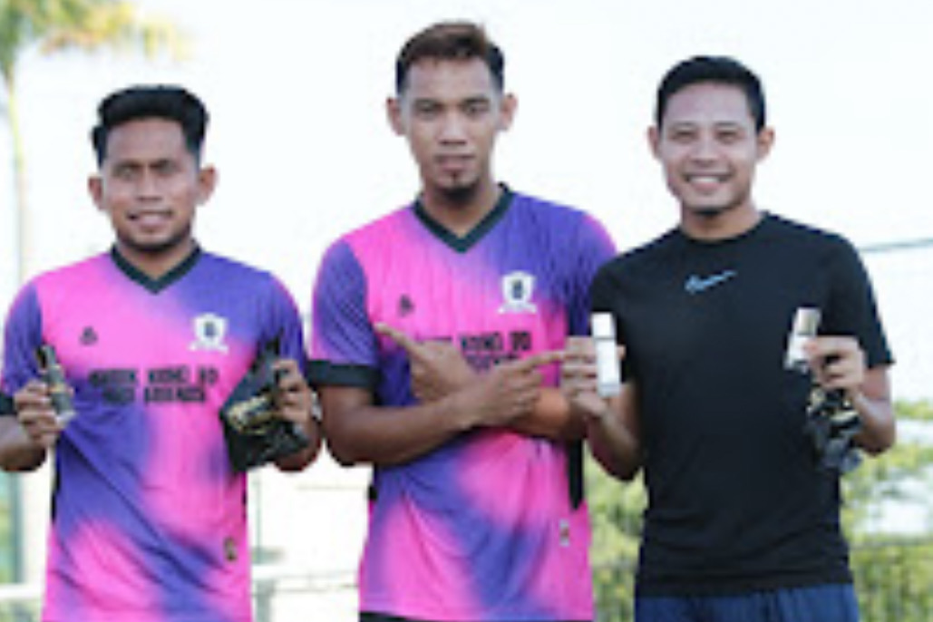 Dari kiri: Andik Vermansah, Aulia Ardli, dan Evan Dhimas - Image
