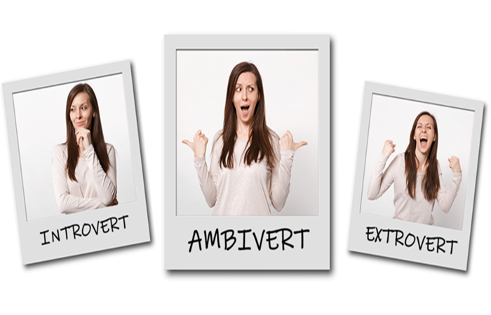 Ilustrasi ambivert, introvert, dan ekstrovert (Flexjobs) - Image