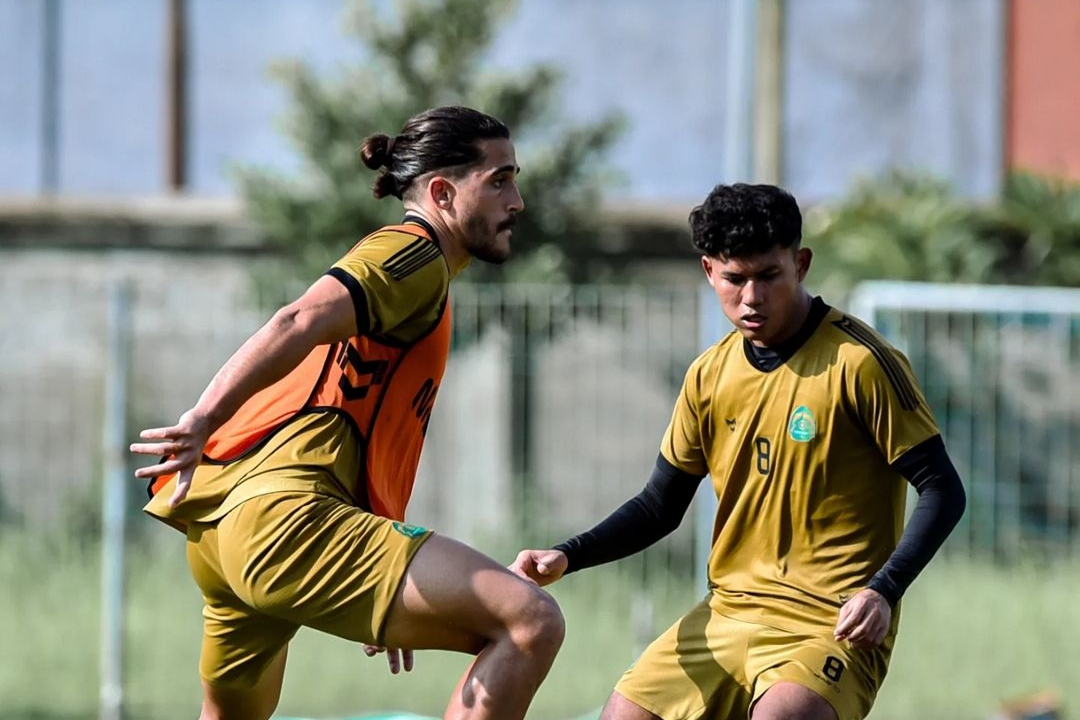 Potret latihan pemain Persikabo BRI Liga 1./ (Instagram/officialpersikabo) - Image