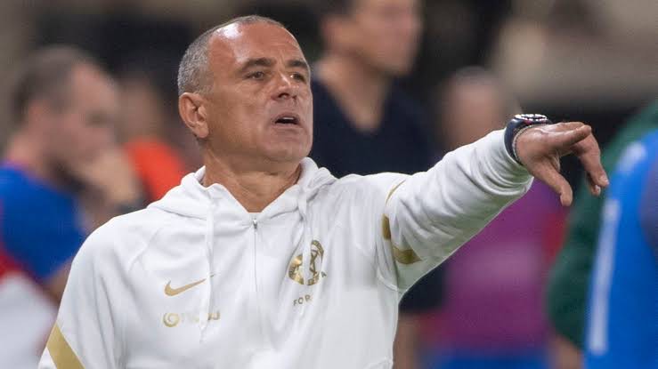 Francesco Calzona saat memimpin laga Timnas Slovakia (Sumber Foto : Sport Aktuality) - Image