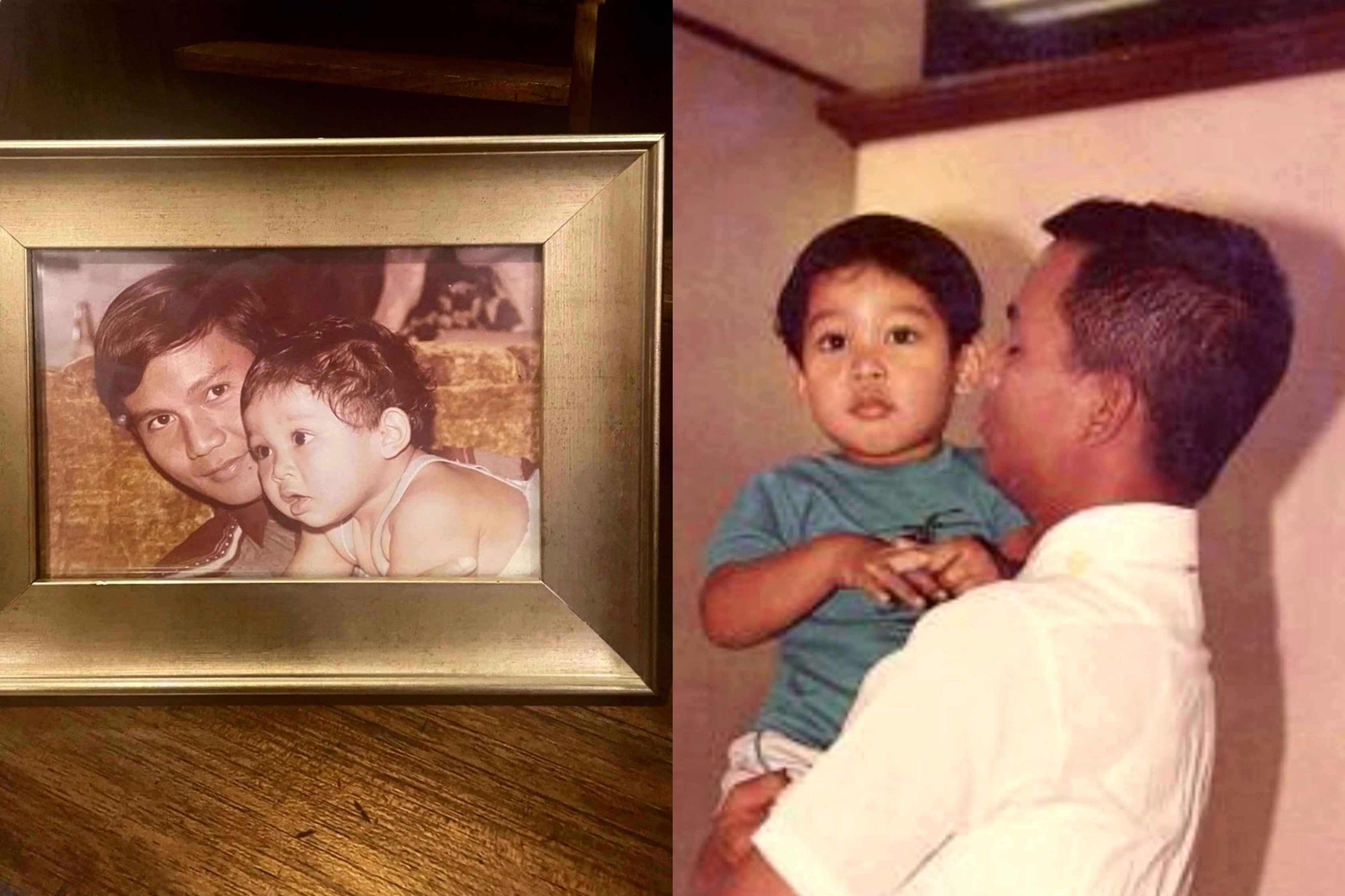 Kolase Foto Prabowo muda dan Didit Prabowo Kecil.(TikTok/@peacefultwelve) - Image