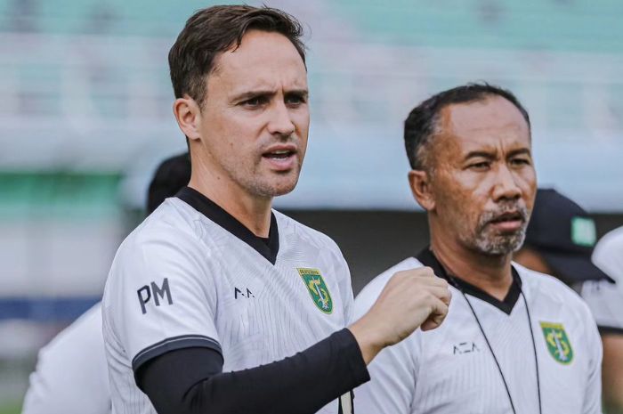 TAK GENTAR: Persebaya Surabaya di bawah komando Paul Munster tak gentar rekor mentereng Persita Tangerang. (Persebaya Surabaya) - Image