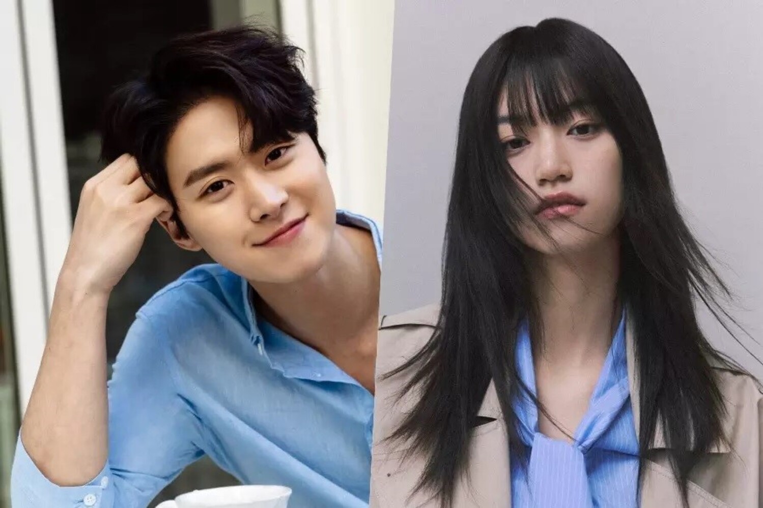 Aktor asal Korsel Gong Myung dan Kim Doyeon Weki Meki. Sumber foto: Soompi - Image