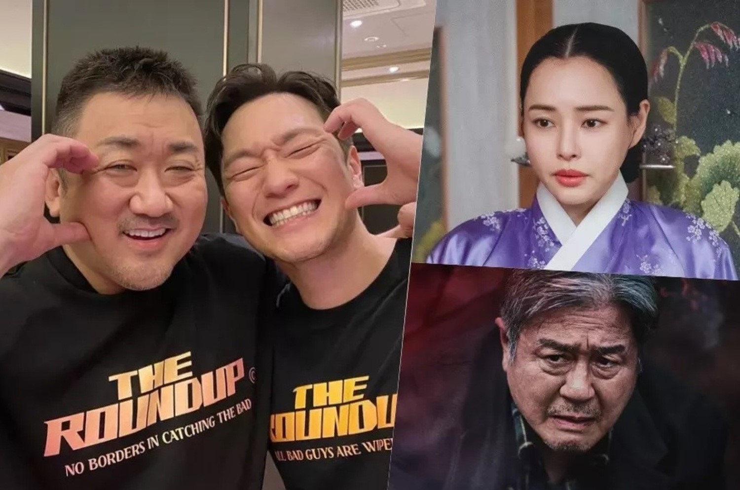 Aktor Korsel Ma Dong Seok, Son Suk Ku, Choi Min Shik, dan Honey Lee. Sumber foto: Soompi - Image