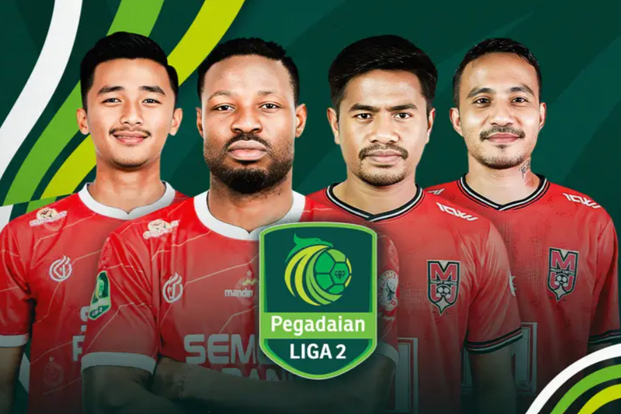 Informasi mengenai link live Streaming pertandingan semifinal liga 2 antara Semen Padang FC vs Malut United FC. (Sumber Foto: Vidio.com) - Image