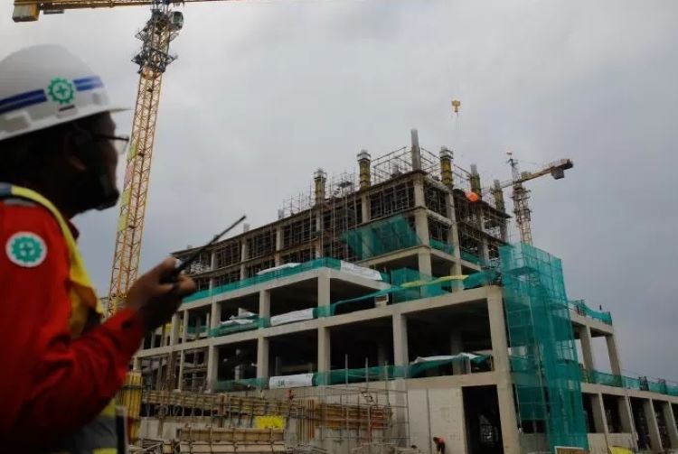 Dokumentasi progres pembangunan RSUD Surabaya Timur. (Radar Surabaya) - Image