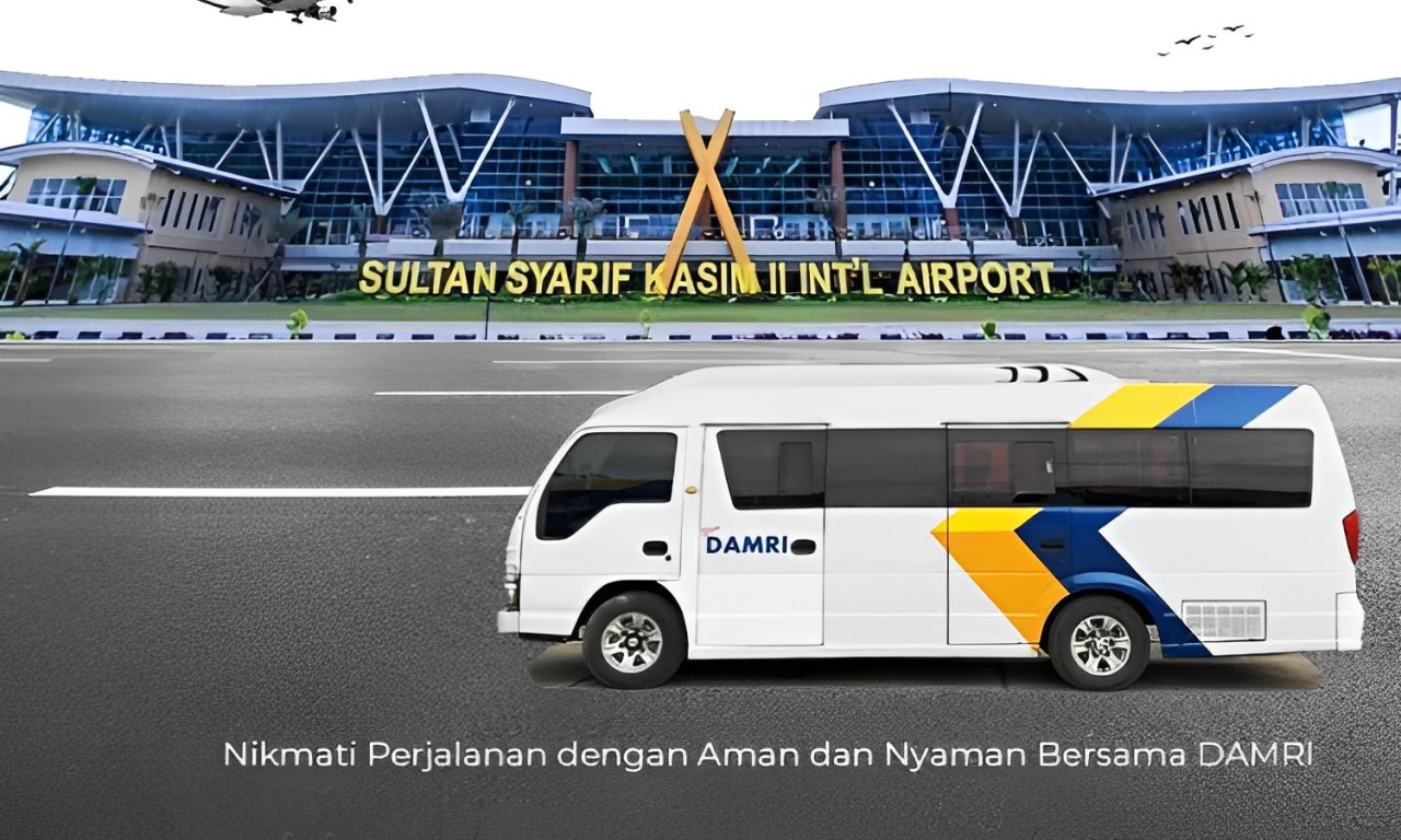 DAMRI Sediakan Trayek Bandara Sultan Syarif Kasim II - Terminal Bangkinang (Instagram @damriindonesia) - Image